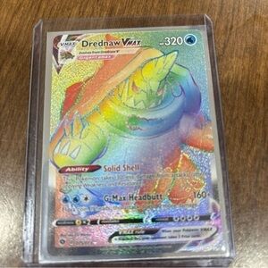Drednaw VMAX 075/073 Rainbow Secret Rare Full Art Pokemon Champions Path NM/M